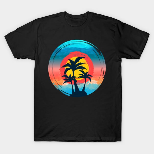 Retro sunset arts T-Shirt by J&R collection